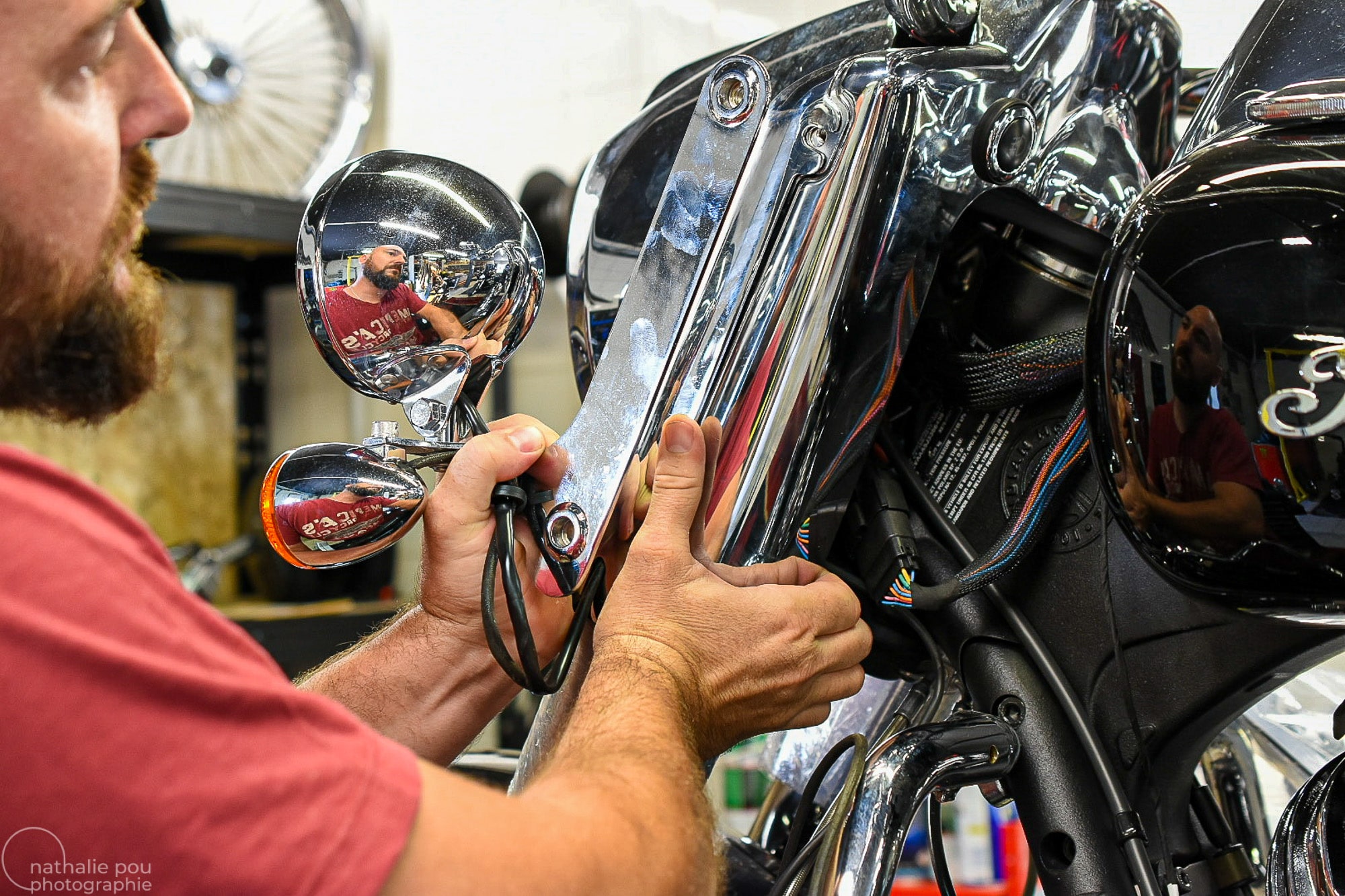 Photographe entreprise: Concession Indian Motorcycle - Atelier de réparation - La Garde - Toulon