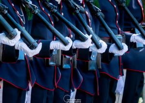 La garde du Palais Royal d'Oslo